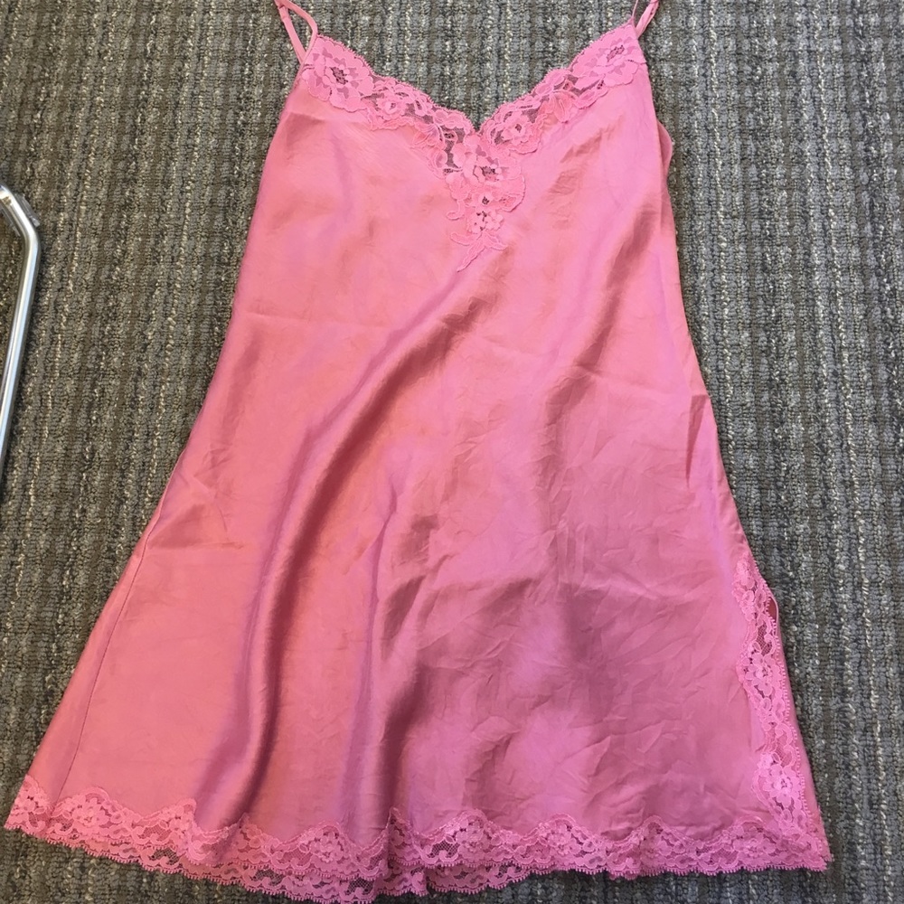 Silk bias nightgown slip